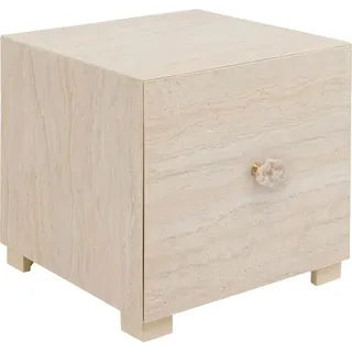 KARE DESIGN Beistelltisch Travertino 71052 Dekor Grau Greige