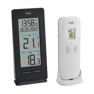 TFA Thermometer 30.3072.01 Buddy innen/außen, digital, inkl. Funk-Sensor