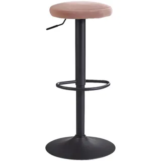 Wohnling Barhocker 58 - 79 cm Rosa