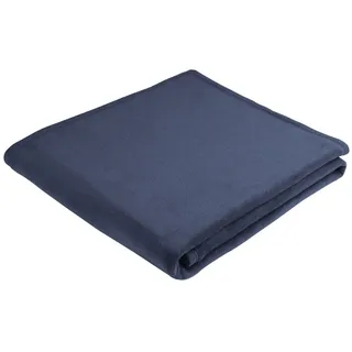 Tagesdecke Biederlack Tagesdecke Soft & Cover dunkelblau 150 x 200cm, Biederlack blau