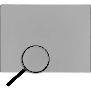 alles-meine.de GmbH XL große - Schreibtischunterlage/Unterlage - Größe & Modell & Farbwahl - 60 cm x 40 cm - Leder Effekt - Silber/grau - abwischbar - rutschfest - Schreibun..