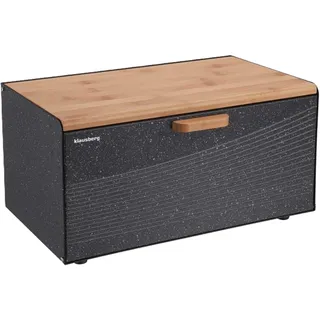 Klausberg Brotkiste Holz (Schwarz)
