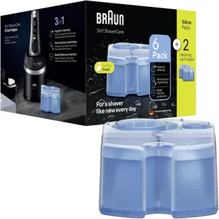 Braun Reinigungskartuschen Clean & Renew CCR 6 + 2 St.