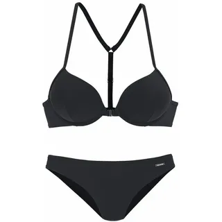 Bruno Banani Push-Up-Bikini Damen Schwarz 40 Cup B