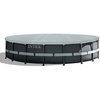 Intex Deluxe Abdeckplane grau Ø 549 cm