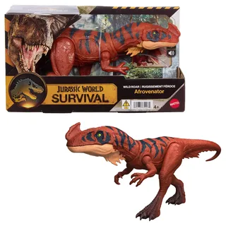 Mattel Jurassic World: Survival Actionfigur Wild Roar Afrovenator