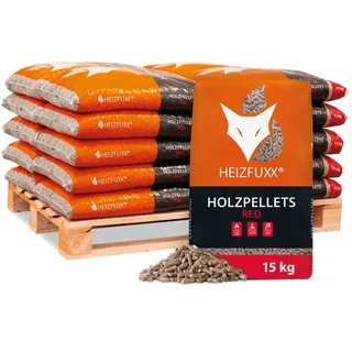 Heizfuxx Holzpellets Red 15 kg x 20 Sack 300 kg Palette