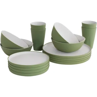 Outwell Gala 4 Pax Geschirrset - Shadow Green - One Size
