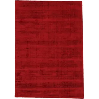 Teppich CARPETFINE "Ava Viskoseteppich", rot, B:60cm H:13mm L:110cm, Viskose, Teppiche, Teppich, Seidenoptik, leichter Glanz, auch als Läufer erhältlich
