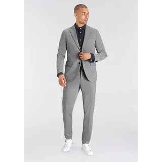 Bruno Banani Anzug Jersey (Sakko & Hose) elastische Qualität grau 50