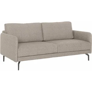 3-Sitzer HÜLSTA SOFA "hs.450" Sofas Gr. B/H/T: 190 cm x 85 cm x 95 cm, Chenille COCO, bunt (graubeige, natur 044, 20) 3-Sitzer Sofas Armlehne sehr schmal, Breite 190 cm, Alugussfuß Umbragrau