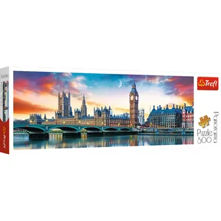 Trefl Puzzles - "500 Panorama" - Big Ben und Palast of Westminster