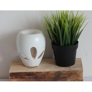 18 Duftlampe Duftstövchen weiss Keramik Windlicht Aromalampe Teelicht Leuchte