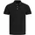 Paulos Kurzarm-poloshirt Black Detail Tonal Black Slim XS