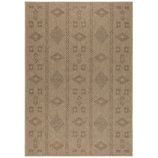KADIMA DESIGN Kasberg Outdoor-Teppich 240 x 340 cm Beige/Schwarz