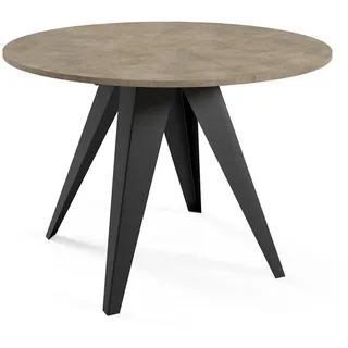 Feldmann-Wohnen Gerda Ø 90 cm dunkelgrau