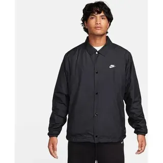 NIKE Herren Jacke M NK CLUB COACHES JKT, Größe L in Schwarz Schwarz