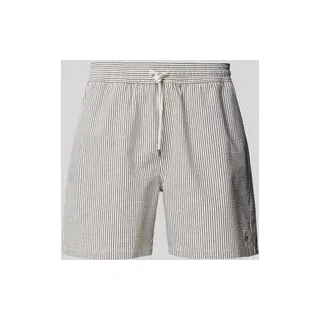 Badehose mit elastischem Bund Modell 'TRAVELER', Khaki, M