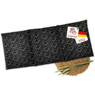 navango Körnerkissen Schwarz, Weizenfüllung, OEKO-Tex Baumwolle