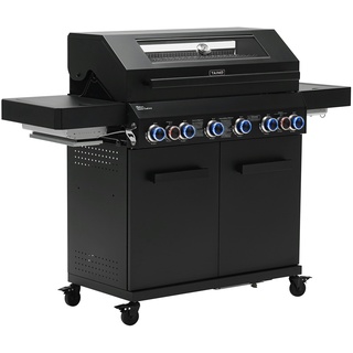 TAINO PLATINUM YAMARA DARK 6+2 Gasgrill Stahl 6 Brenner Sear-Burner Backburner