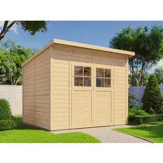 BERTILO Gartenhaus Alster 2,51 x 2,64 m Beige
