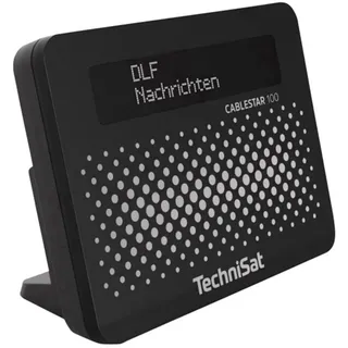 TechniSat CABLESTAR 100 - DVB-C Radio Tuner, Kabelradio, Radio für digitales Kabelfernsehen von Vodafone, Unitymedia usw. (zur Aufrüstung einer vorhandenen Musik-Anlage) schwarz