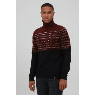 Blend Norwegerpullover BHTjesse Grobstrick Pullover mit Rollkragen schwarz XXL (58)