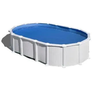 Aufstellpool Oval Stahl Serie HAITI Komplettset mit Sandfilter