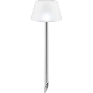 eva solo Solarleuchte Aluminium 14 cm inkl. Erdspieß silber