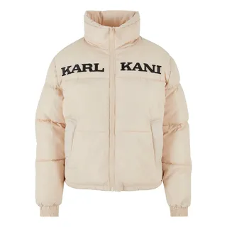 Winterjacke KARL KANI "Karl Kani Damen KW-JK012-023-19 KK Retro Essential Puffer Jacket" Gr. XL, beige (cream) Damen Jacken Winterjacken