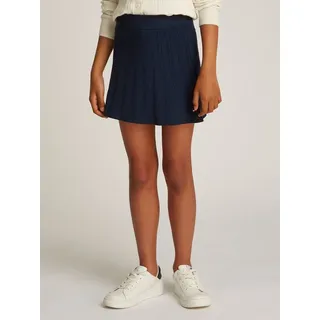 Tommy Hilfiger Strickrock MINI CABLE SKIRT mit kleinem Zopfmuster blau 3 (98)