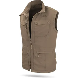 normani Outdoor Sports Herren Outdoor Weste Kudu in Khaki | Gr.: L