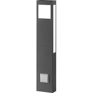 CMD Wegeleuchte Edelstahl 80 cm mit Steckdose 18W 2070 lm anthrazit