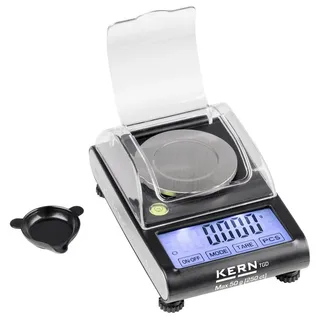 Kern Taschenwaage TGD 50-3C Wägebereich (max.) 50 g Ablesbarkeit 1 mg batteriebetrieben Schwarz