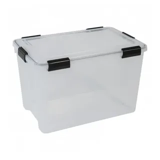 Kreher Aufbewahrungsbox Wasserdichte Aufbewahrungsbox mit Dichtung weiß 70 l