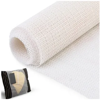 LuxusKollektion Antirutsch Teppichunterlage Antirutschmatte Teppich Teppichunterlage 70 x 200 cm (Rechteckig) weiß