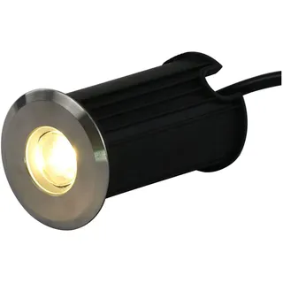 WZYJLyds Einbaustrahler Unterwasser Mini Led Strahler Außen IP68 Edelstahl 304 85-265V Zum Draussen, Treppe, Schwimmbad, Unterwasser Dekoration(Warmweiß,52mm-1w)