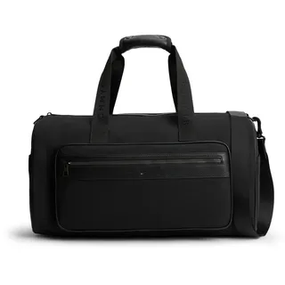 TOMMY HILFIGER Tasche Logo Mixed Texture Duffel schwarz