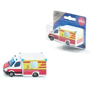 Siku 1536 - Rettungswagen Rot/Gelb/Weiß 1:32