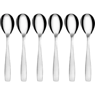 Gräwe Espressolöffel 6 St. Edelstahl 10,5 cm Silber poliert
