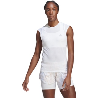 Adidas Damen T-Shirt (Short Sleeve) Fast Tee, White, HM4319, 2XS