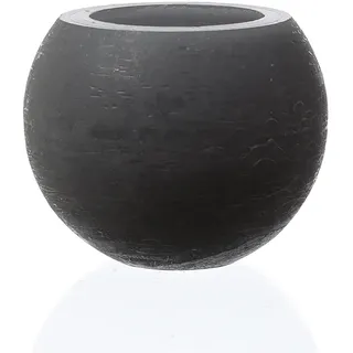 MARELIDA Duftkerze CITRONELLA - Outdoor Kerze - H: 12,5cm - D: 15cm - grau