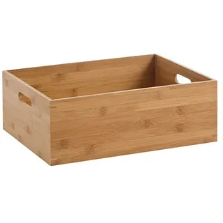 Zeller Present Holzkiste  (L x B x H: 40 x 30 x 14 cm, Braun, Bambus)