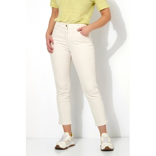 7/8-Jeans TONI "TO BE LOVED 7/8" Gr. 42, N-Gr, beige (ecru) Damen Jeans Ankle 7/8