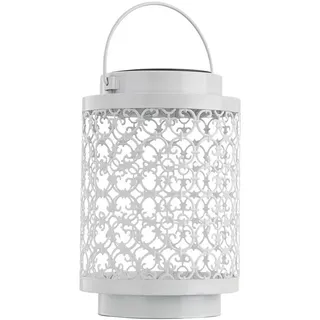 ETC Shop LED Solarleuchte 13 x 18 cm orientalisch-weiß