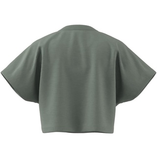 Adidas Damen T-Shirt (Short Sleeve) W LNG Lw Ft Tee, Silver Green, HZ1607, XS