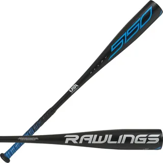 Rawlings Jungen US1511-27 Baseballschläger, Schwarz/Electric Blue, 68.58 cm