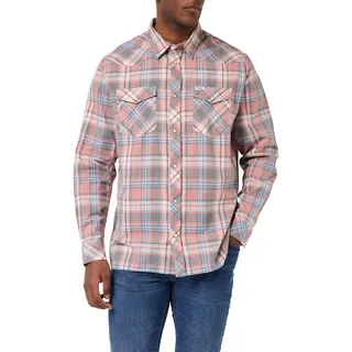 Wrangler Herren Ls Western Shirt Freizeithemd (1er Pack) - XL