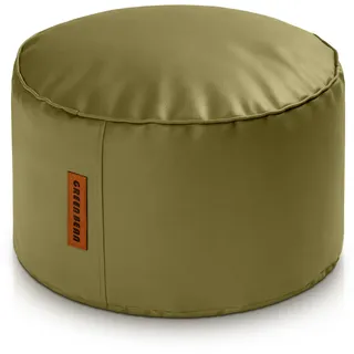 Green Bean Sitzhocker Pouf Kunstleder 43 x 30 x 30 cm Grün
