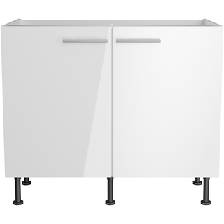 OPTIFIT Spülenunterschrank Rurik986 100 cm x 87 cm x 58,4 cm Weiß